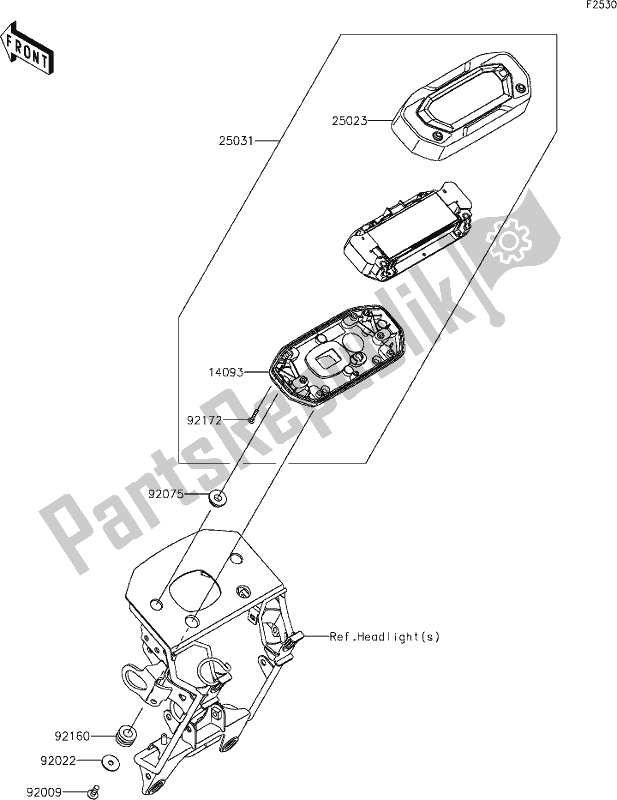 Todas las partes para 43 Meter(s) de Kawasaki KLX 230 2021