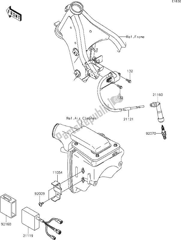 Todas las partes para 18 Ignition System de Kawasaki KLX 250S 2020