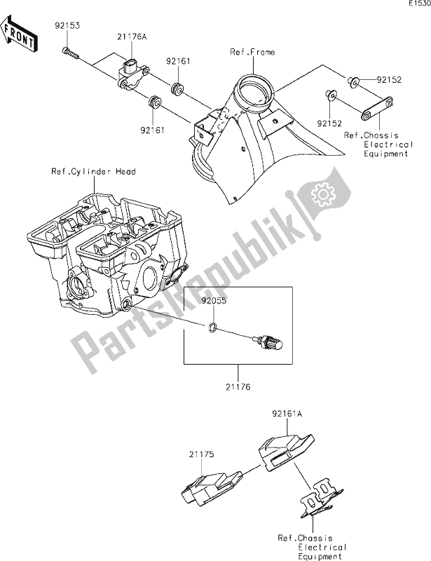 Todas las partes para 17 Fuel Injection de Kawasaki KLX 300R 2020