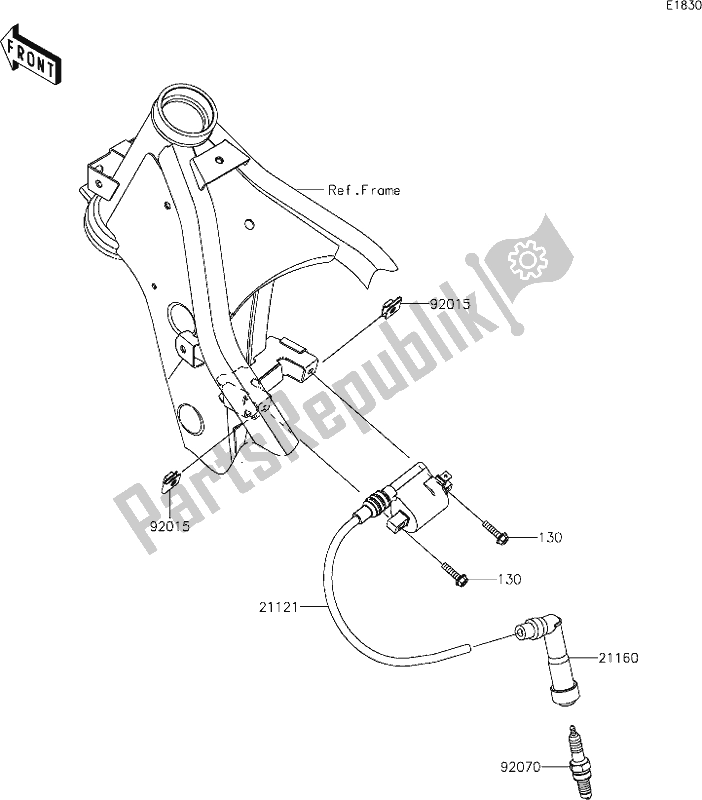 Tutte le parti per il 20 Ignition System del Kawasaki KLX 300R 2020