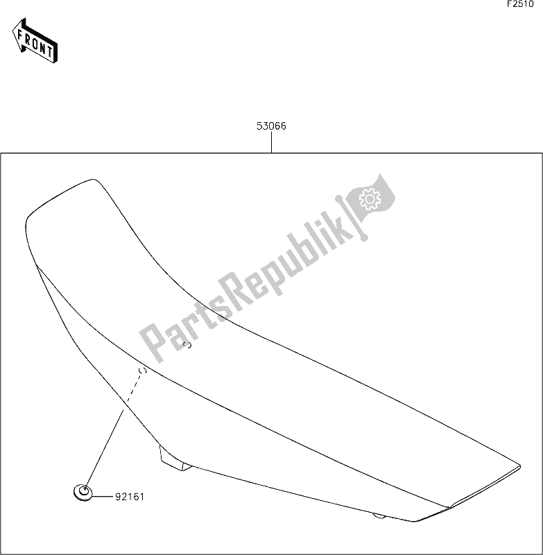 Tutte le parti per il 45 Seat del Kawasaki KLX 300R 2020