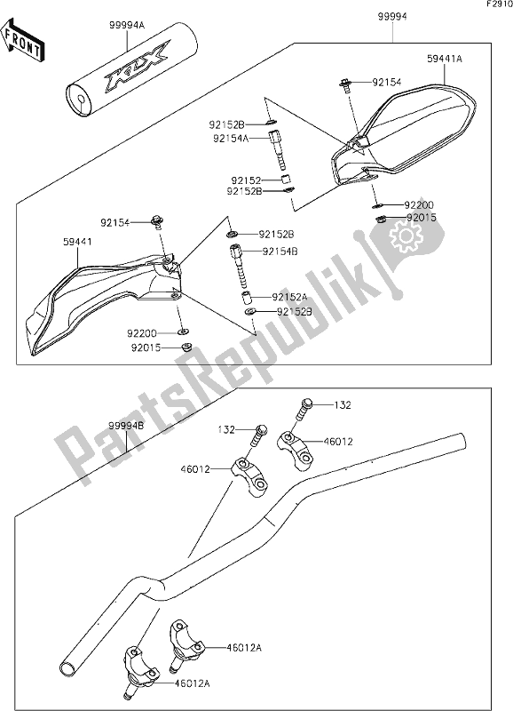 Alle onderdelen voor de 51 Accessory van de Kawasaki KLX 300R 2021