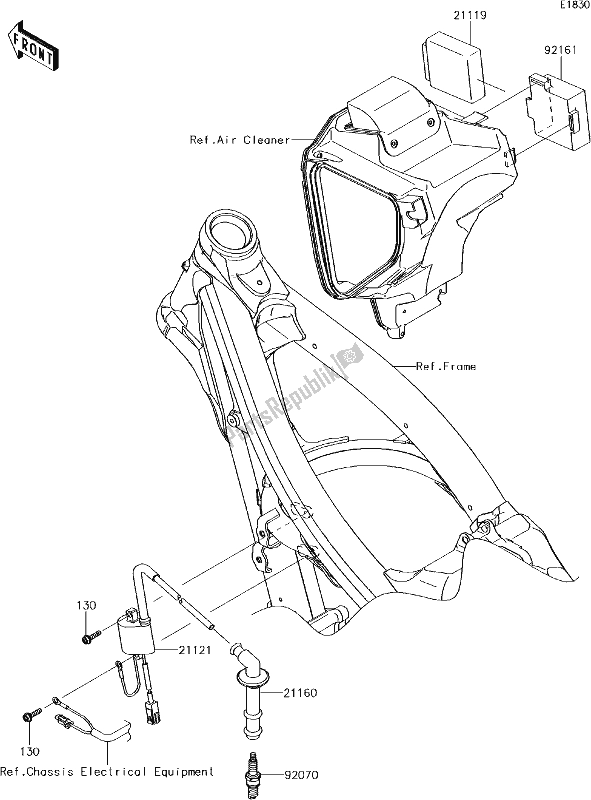 Alle onderdelen voor de 20 Ignition System van de Kawasaki KLX 450R 2018