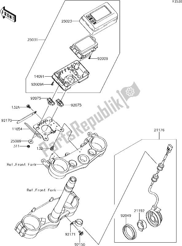 Toutes les pièces pour le 46 Meter(s) du Kawasaki KLX 450R 2018