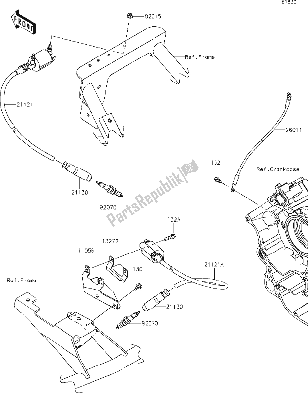 Todas las partes para 24 Ignition System de Kawasaki KRF 800 Teryx 2020