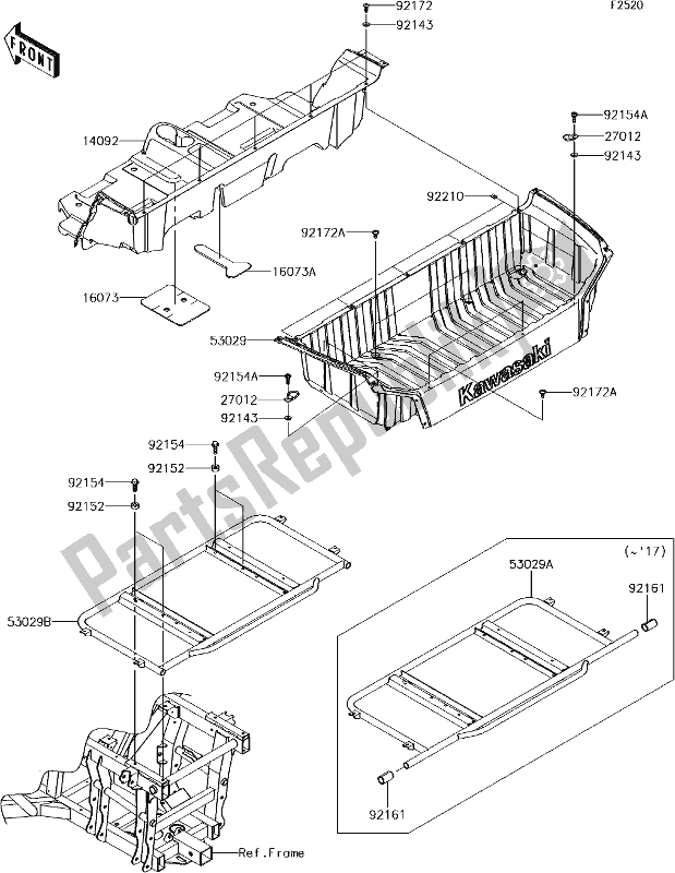 Wszystkie części do 52 Carrier(s) Kawasaki KRT 800 Teryx4 LE 2018 Wszystkie części do 52 Carrier(s) Kawasaki KRT 800 Teryx4 LE 2018