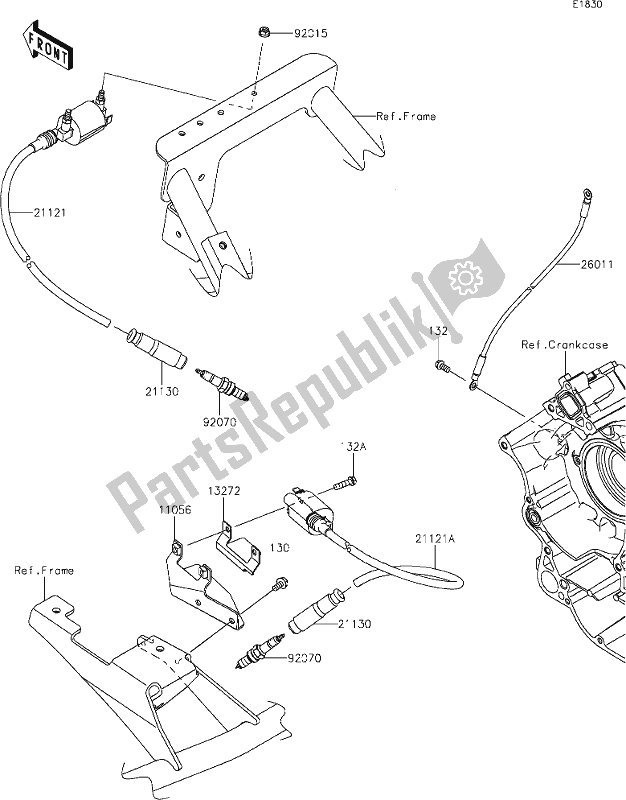 Wszystkie części do 23 Ignition System Kawasaki KRT 800 Teryx4 2021