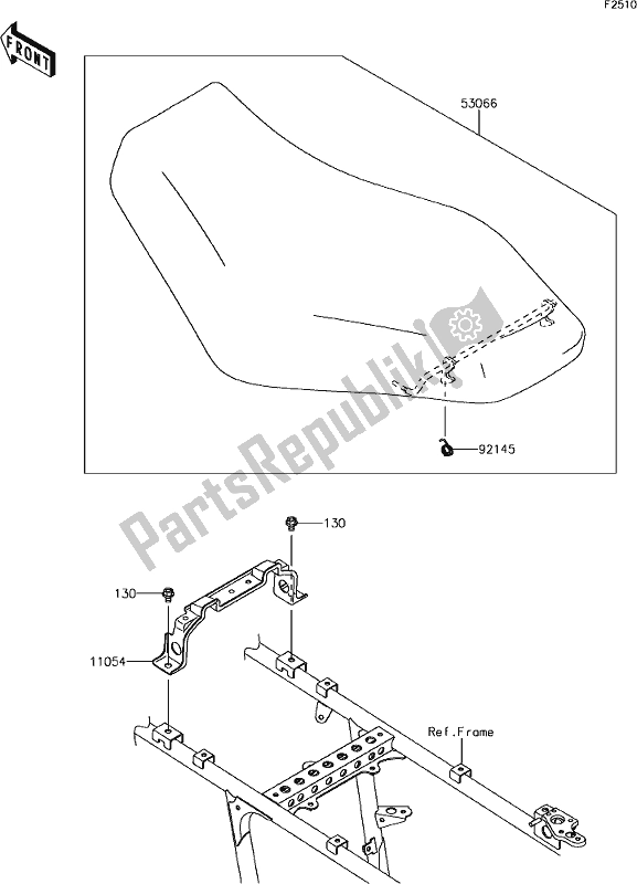 Todas las partes para 47 Seat de Kawasaki KVF 750 Brute Force 4X4I EPS 2019