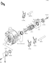 12 Gear Change Drum/shift Fork(s)