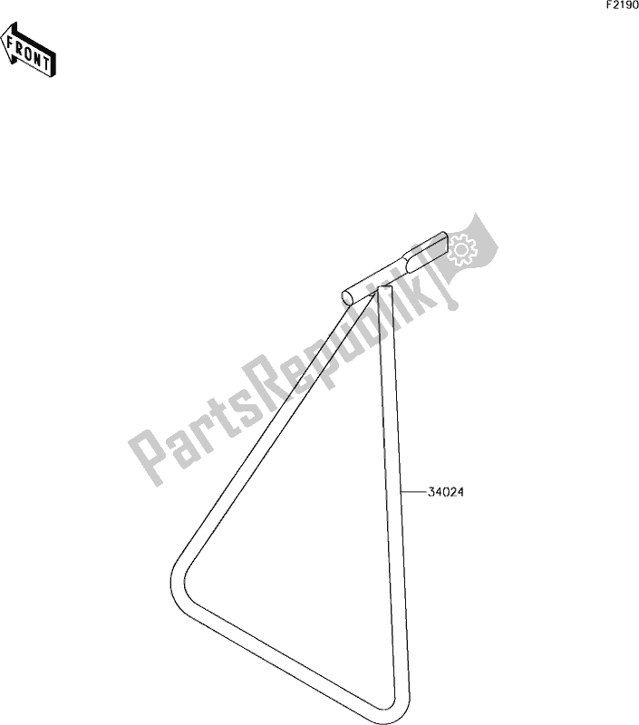 Alle onderdelen voor de 31 Stand(s) van de Kawasaki KX 250F 2019