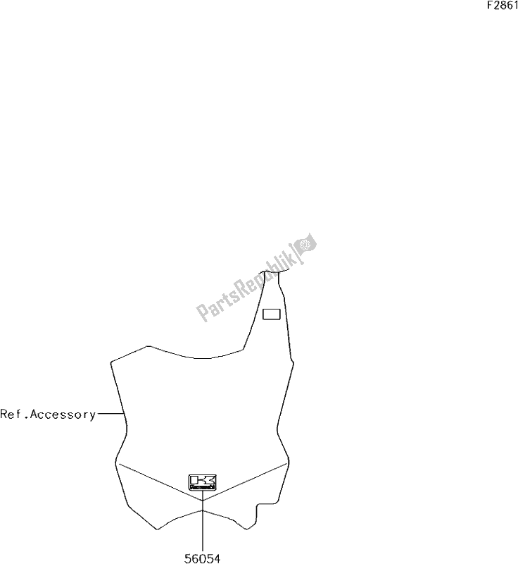 Alle onderdelen voor de 52 Decals(hhf) van de Kawasaki KX 450F 2018