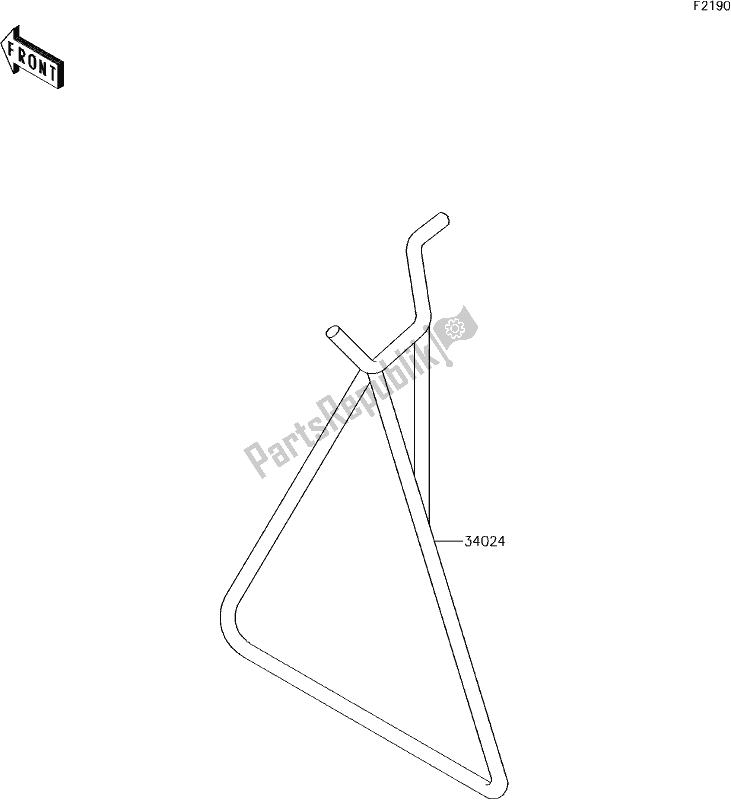 All parts for the 22 Stand(s) of the Kawasaki KX 65 2018