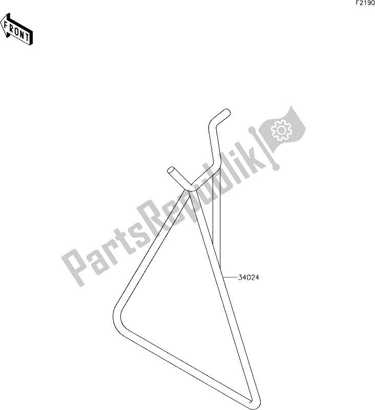 Toutes les pièces pour le 22 Stand(s) du Kawasaki KX 65 2019