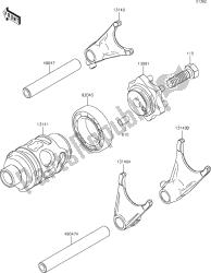 8 Gear Change Drum/shift Fork(s)