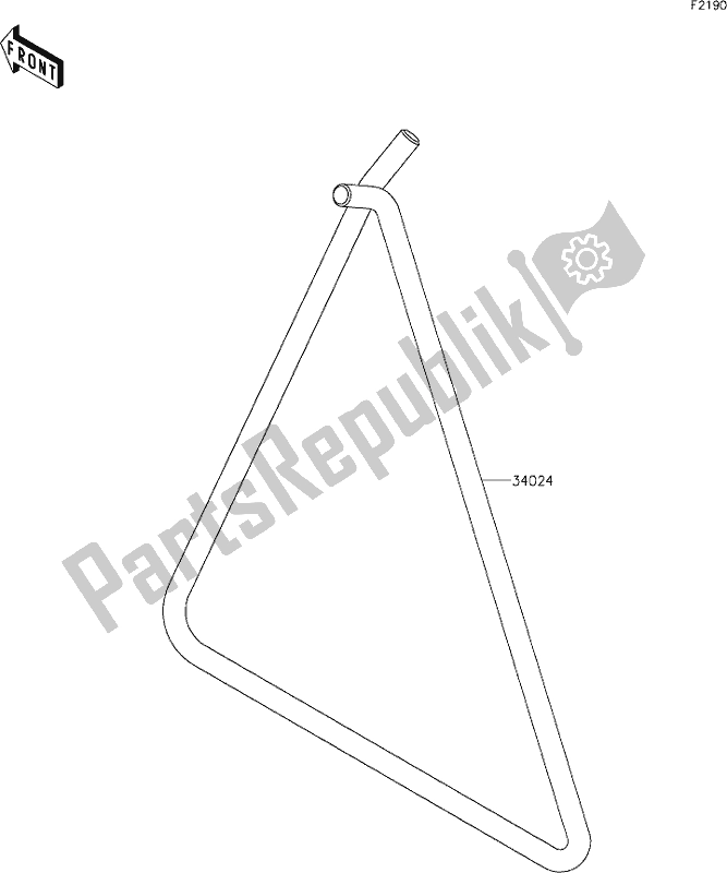 All parts for the 22 Stand(s) of the Kawasaki KX 85-II 2020