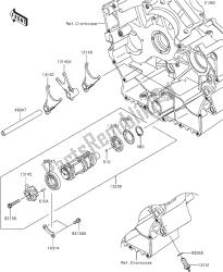 11 Gear Change Drum/shift Fork(s)