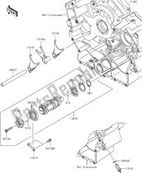 11 Gear Change Drum/shift Fork(s)