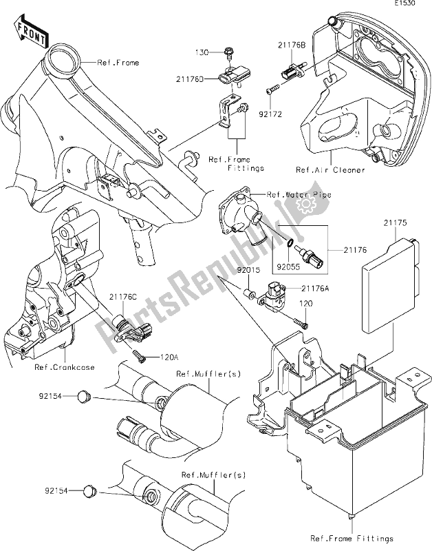 Toutes les pièces pour le 18 Fuel Injection du Kawasaki VN 900 Vulcan Classic 2020