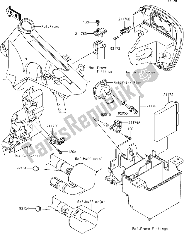 Toutes les pièces pour le 18 Fuel Injection du Kawasaki VN 900 Vulcan Classic 2021