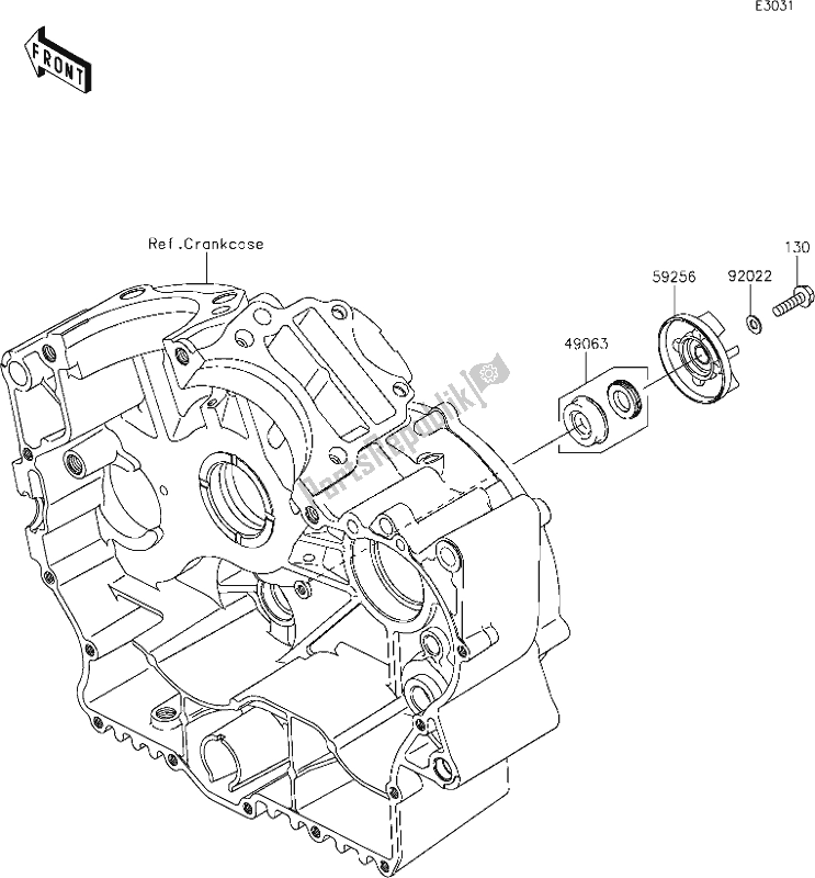 Todas las partes para 24 Water Pump de Kawasaki VN 900 Vulcan Custom 2018