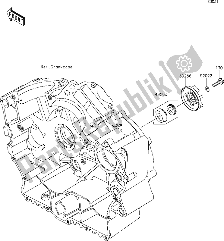 Todas las partes para 24 Water Pump de Kawasaki VN 900 Vulcan Custom 2019