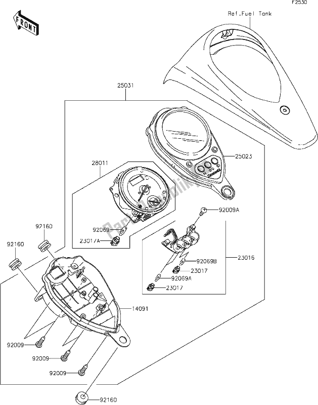 All parts for the 47 Meter(s) of the Kawasaki VN 900 Vulcan Custom 2020