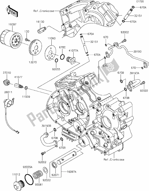 Todas las partes para 20 Oil Filter de Kawasaki VN 900 Vulcan Custom 2021