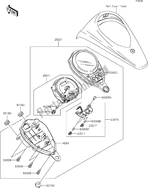 Todas las partes para 47 Meter(s) de Kawasaki VN 900 Vulcan Custom 2021