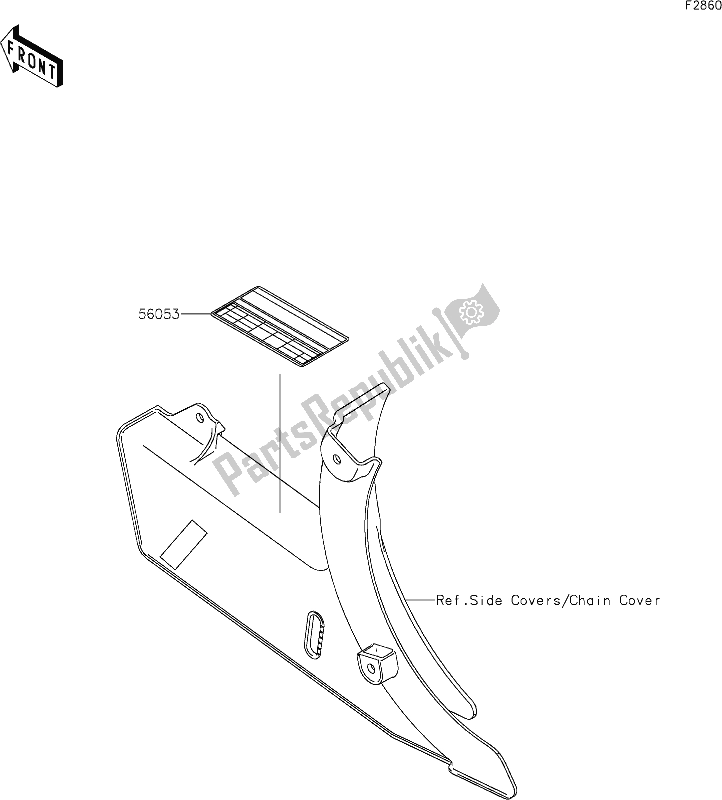 All parts for the 56 Labels of the Kawasaki VN 900 Vulcan Custom 2021