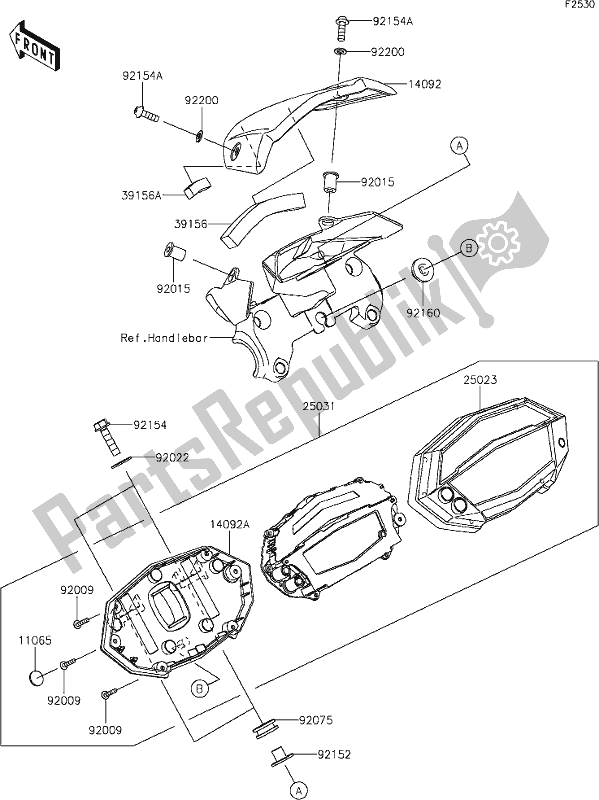 All parts for the 50 Meter(s) of the Kawasaki Z 1000 2018