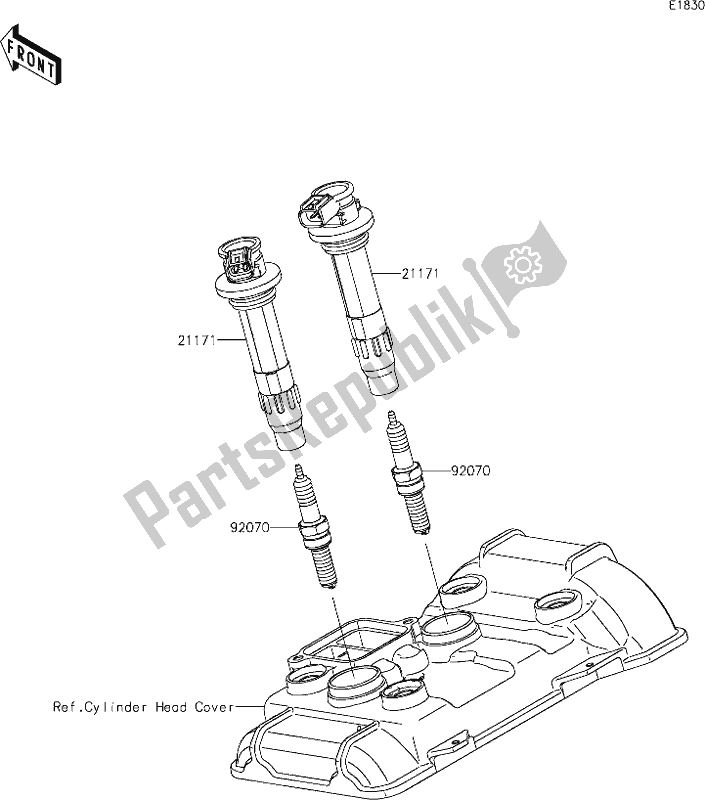 Toutes les pièces pour le 24 Ignition System du Kawasaki Z 400 2019