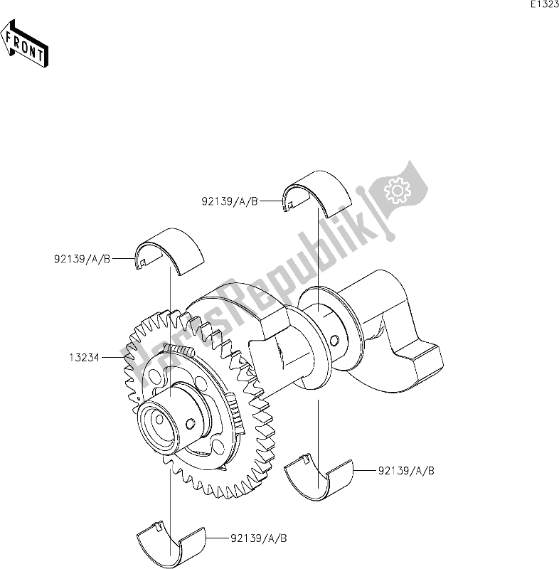 All parts for the 9 Balancer of the Kawasaki Z 400 2019