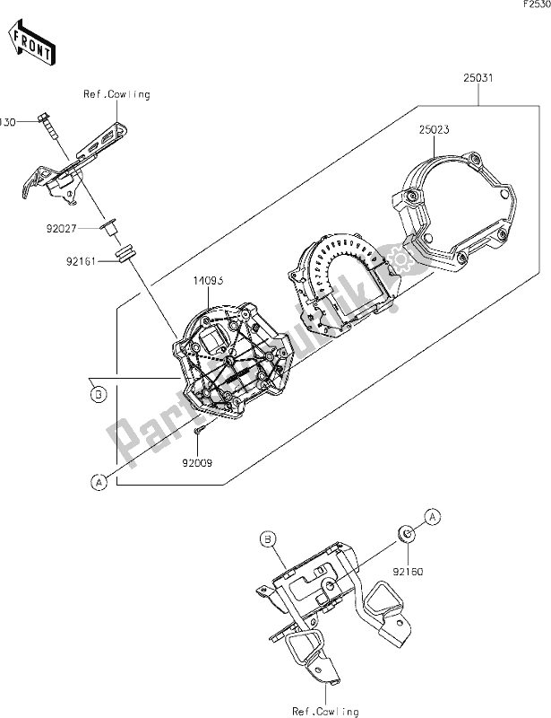 All parts for the 51 Meter(s) of the Kawasaki Z 400 2021