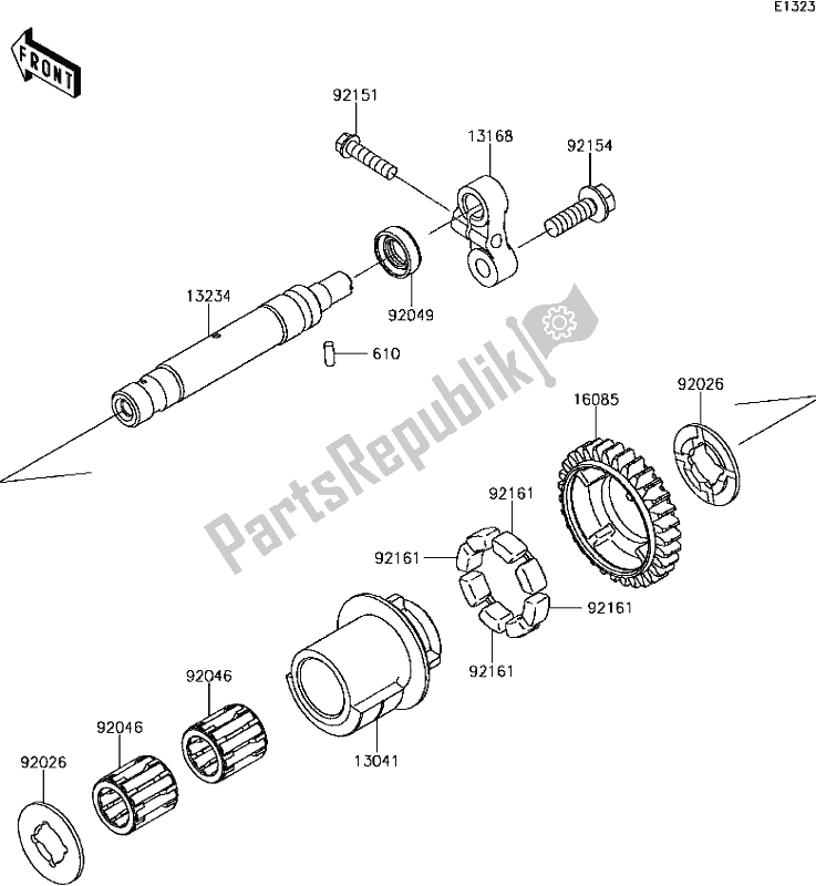 Todas las partes para B-11balancer de Kawasaki Z 900 2017