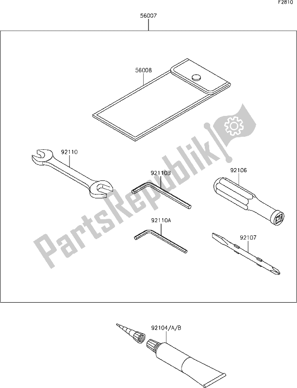 Toutes les pièces pour le 57 Owner's Tools du Kawasaki Z 900 2020