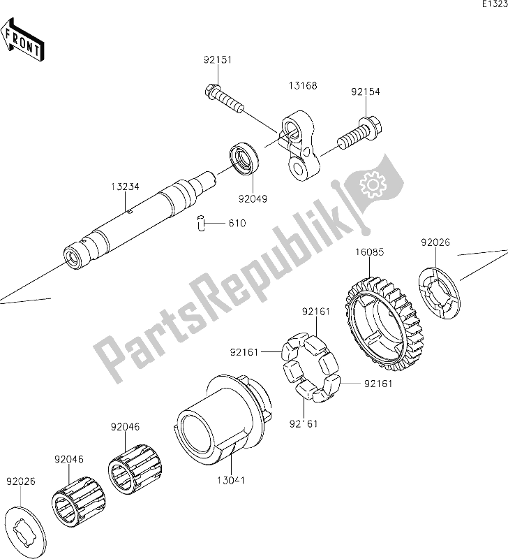 Todas las partes para 9 Balancer de Kawasaki Z 900 2021