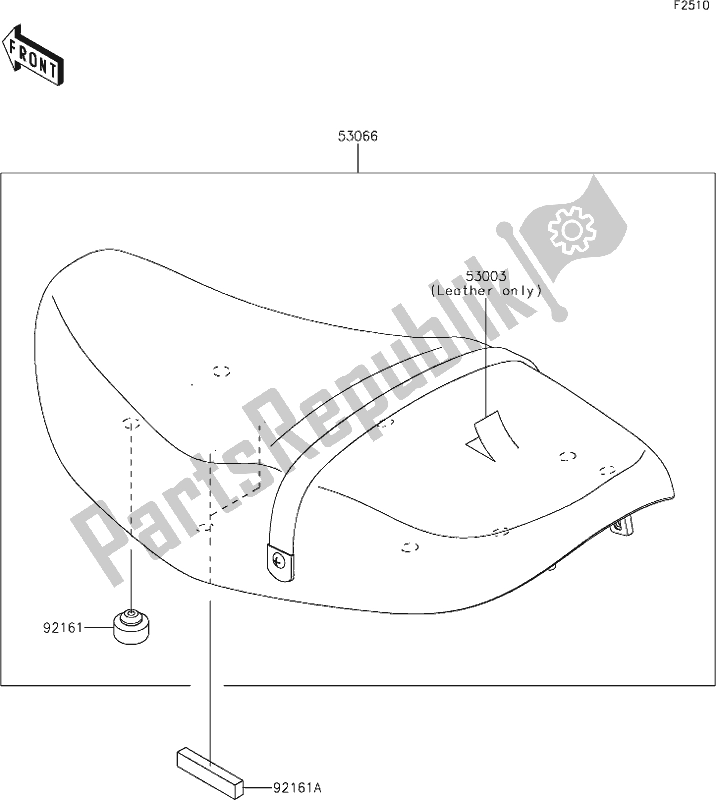 Tutte le parti per il 48 Seat del Kawasaki Z 900 RS 2018