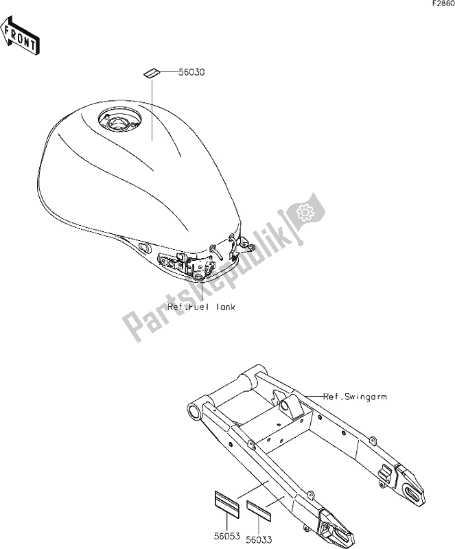 Toutes les pièces pour le 58 Labels du Kawasaki Z 900 RS 2019