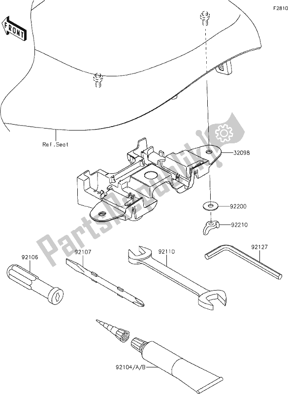 All parts for the 58 Owner's Tools of the Kawasaki Z 900 RS 2020