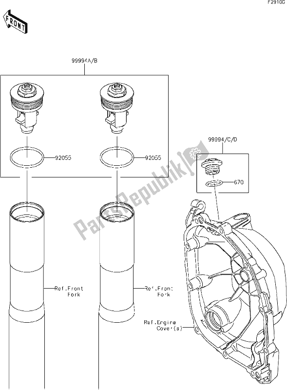 All parts for the 68 Accessory(cap) of the Kawasaki Z 900 RS 2021