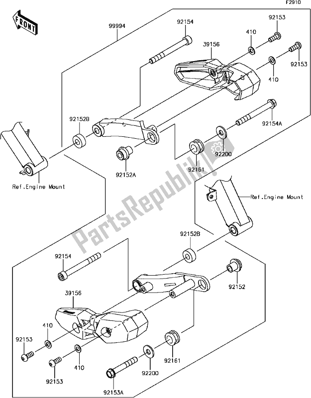 All parts for the H-5 Accessory(shroud Slider) of the Kawasaki ZR 1000 Z ABS 2017