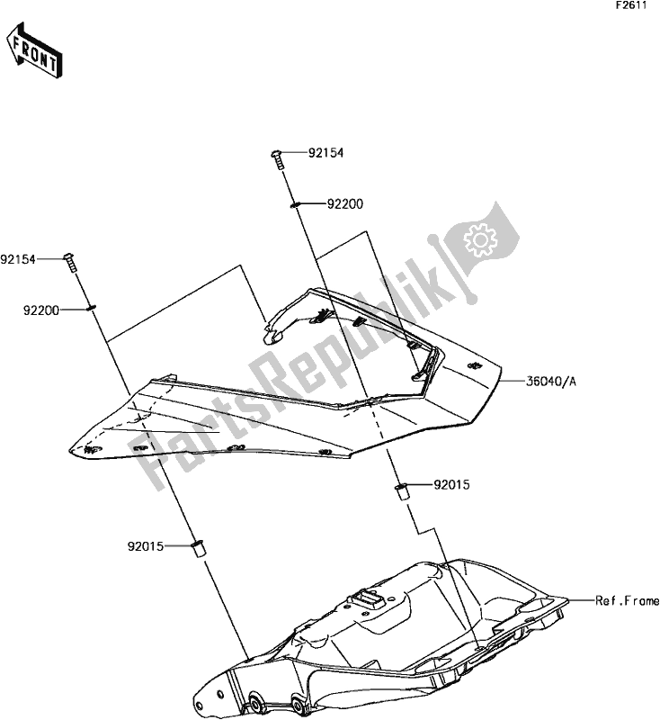 Todas las partes para G-4 Side Covers de Kawasaki ZX 1000 Ninja 2017