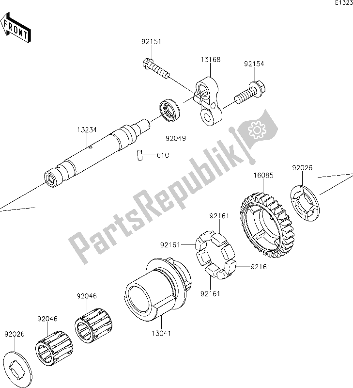 All parts for the 9 Balancer of the Kawasaki ZX 1000 Ninja 2019