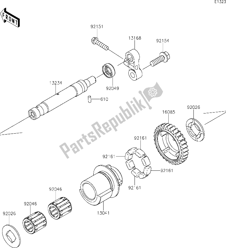 All parts for the 9 Balancer of the Kawasaki ZX 1000 Ninja 2019