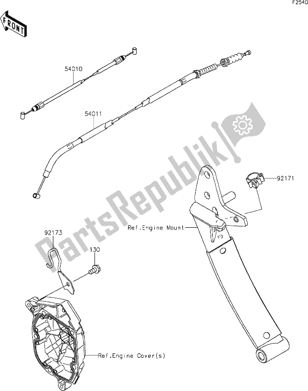 Tutte le parti per il 51 Cables del Kawasaki ZX 1002 Ninja 1000 SX 2020