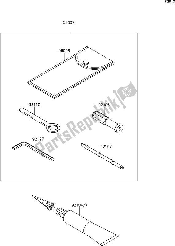 All parts for the 58 Owner's Tools of the Kawasaki ZX 1002 Ninja 1000 SX 2021