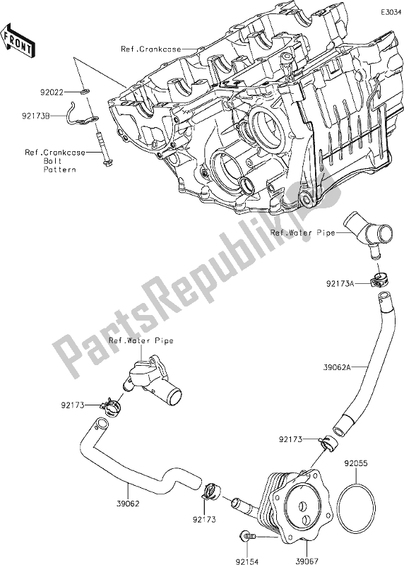 Tutte le parti per il 26 Oil Cooler del Kawasaki ZX 1002 Ninja ZX-10R SE 1000 2019