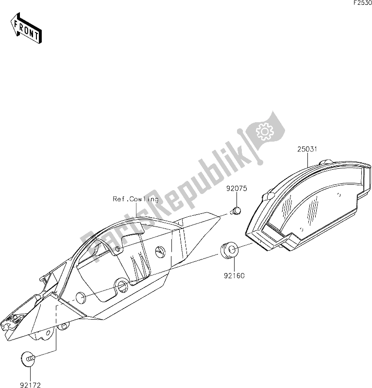 Tutte le parti per il 51 Meter(s) del Kawasaki ZX 1002 Ninja ZX-10R SE 1000 2019