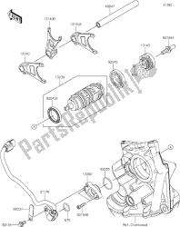 11 Gear Change Drum/shift Fork(s)