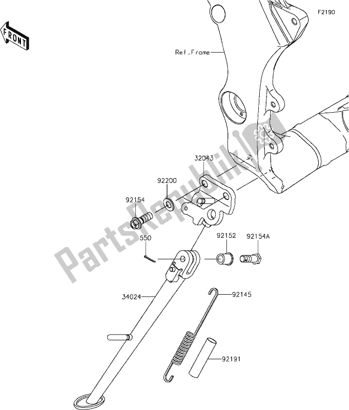 Toutes les pièces pour le 36 Stand(s) du Kawasaki ZX 1002 Ninja ZX-10 RR 1000 2019